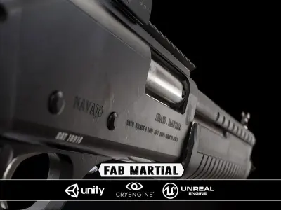 COMPLETE WEAPONS PACK - Models and Textures Low-poly 3D model