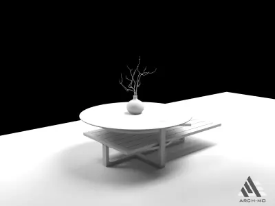Coffee  table 01- furniture Free low-poly 3D model