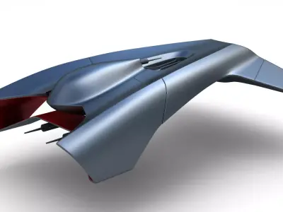 Space Ship Concept 3D model