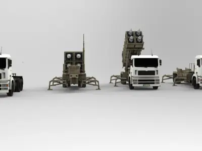 MIM 104 Patriot PAC-3 3D model