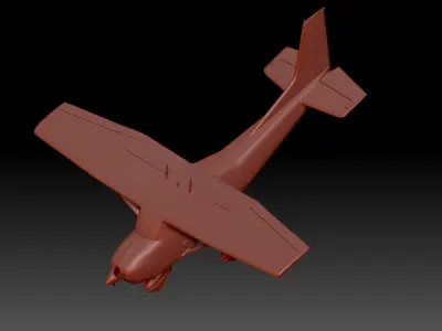 Cessna 182 Skyline ultralight airplane for 3D Print 3D print model