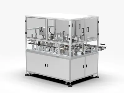 Automatic Pressure Sensitive Ring Machine 3D model