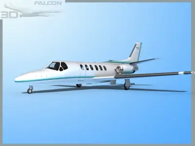 Falcon3D Citation V C560 F09 3D model