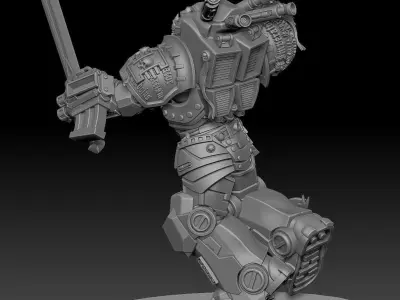 First Crusader Terminator 3D print model