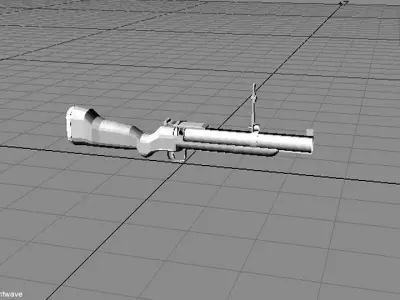 Grenade Launcher Standalone M79 3D model