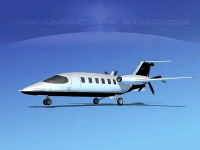 Piaggio Avanti P180 V11 3D model