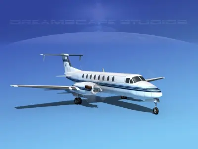 Beechcraft B1900C V03 3D model