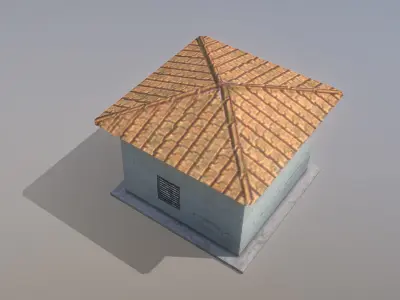 MilitaryBase PortoVelho Transformer Low-poly 3D model