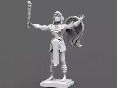 Jaguar Warrior 3D print model