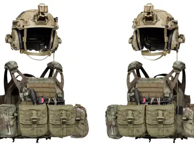 CRYE JPC 2 PLATE CARRIER V1 Low-poly 3D model