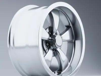 BG Rod Works Wheels Low-poly 3D model