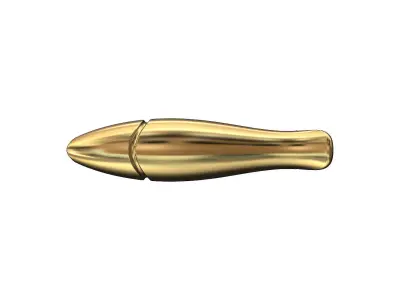 Simple fish bait bead spacer pendant and bracelet charm 3D print model