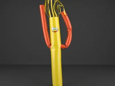 Animated Skydancer 3D model