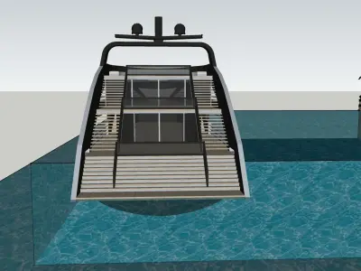 Very Posh Mansion that is situated by the sea 3D model