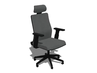 Office Chair Free low-poly 3D model 3