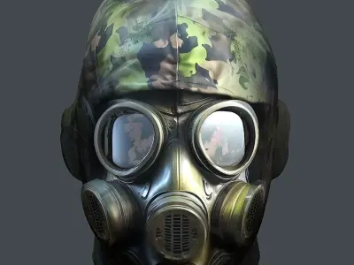 Helmet 3d model military combat Military Low-poly Low-poly Low-poly 3D model