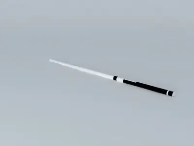 expandable baton Free 3D model