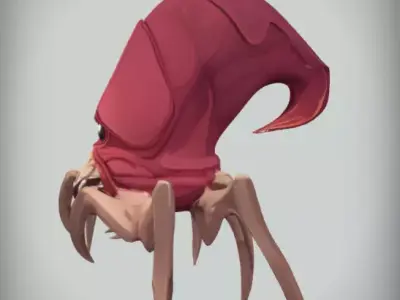 Spider Enemy 3 Stylized Creature Low-poly 3D model