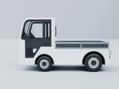 Airport Tow Tractor  3D model