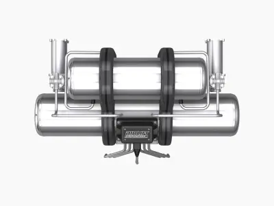 Airlift Performance air suspension kit C Low-poly 3D model