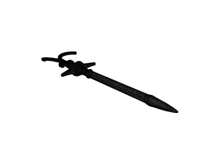 Historic Musket Rest Weapon 3D model