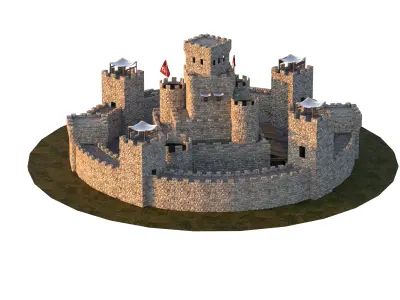 stronghold 3D model