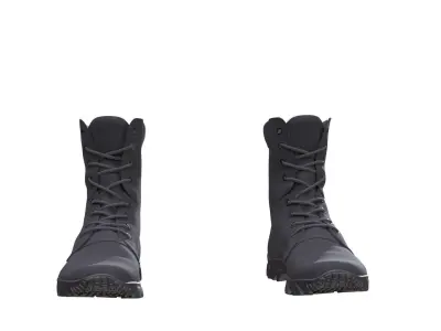 Military Boots 99 - All MH Bodies - UE5 Skeletons - Rigged Low-poly 3D model