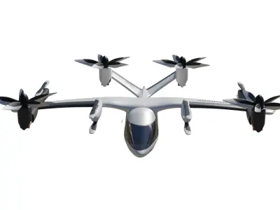 Drone Hyundai Uber 3D model