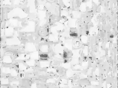 Armored Battle Polar Bear 3D Model - Heavy War Beast Low-poly 3D model