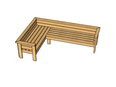 Outdoor sofa  3D model