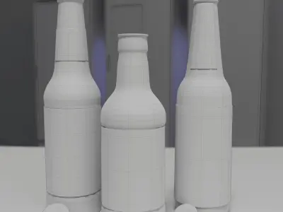 Commercial Beer Coolers and Beverage Display Collection 3D model