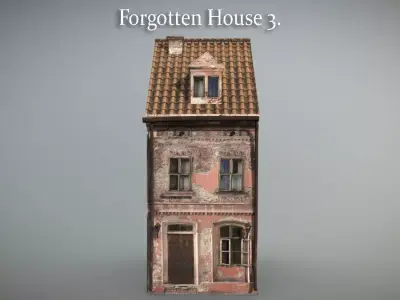 Forgotten House 3 Low-poly 3D model