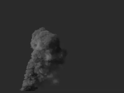 3D High Res Smoke Animation 3D model