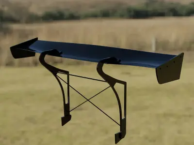 Drift Spoiler Free low-poly 3D model