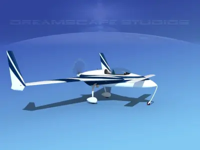 Rutan VariEze V04 3D model