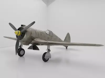 Curtiss Wright 21B 3D model