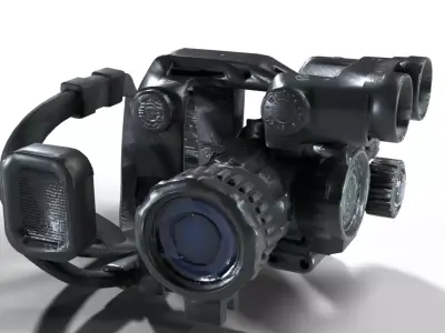 Tactical Night Vision Goggle Rig 3D model