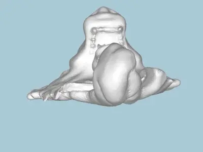 MakeIT Lion Face Hanger 3D Model 3D model