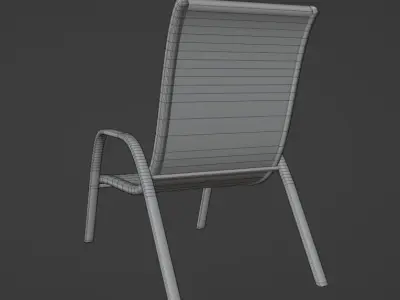 Modern  Chair 3D model 4