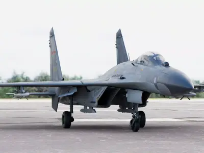 Chinese Shenyang J-11 Yinglong or Responsive Dragon One Seater 3D model