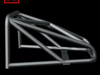 Roll cage for a racing pickup truck 3D model