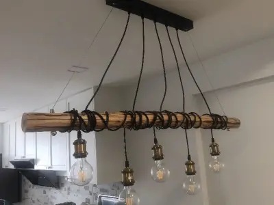 HANGING BAMBOO LIGHT for  indoor and outdoor 3D model