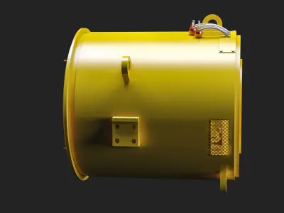 Stator electric motor 3D model