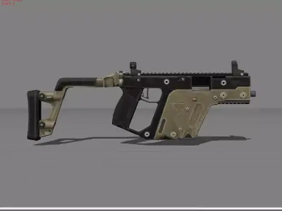 Vector Pubg Low-poly 3D model