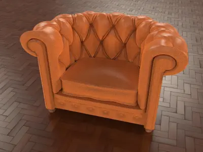 Armchair Frau Free 3D model