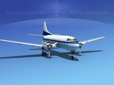 Martin 404 Executive 4 3D model