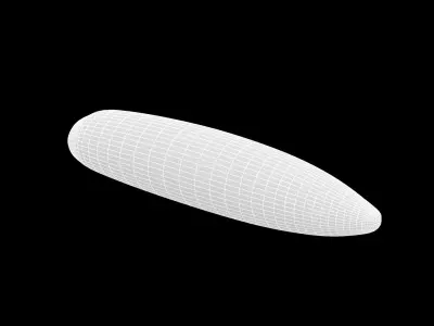 animated maggot 3D model