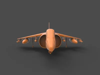 AV-8B Harrier 3D print model