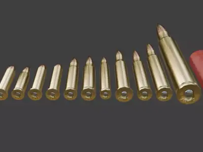 Ammunition Pack Low-poly 3D model  Low-poly 3D model