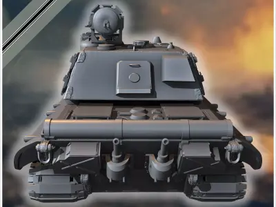 E-100 Ausf K Entwicklung super-heavy tank - Germany Eastern West 3D print model